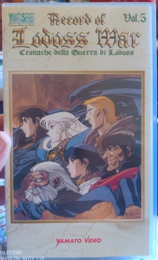 Vhs "Record of Lodoss War" Vol.5 - Yamato Series *