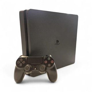 CONSOLA SONY PS4 SLIM 500GB CON CABLES Y MANDO