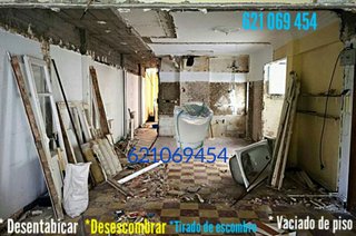 Retirada todo tipo de escombro limpieza económica