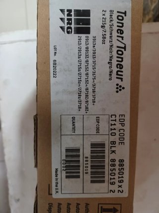 Tóner NRG Negro 3913s/3715/8715Z/2715Z Son dos