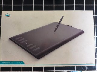 Tableta Gráfica Huion Negra y Roja