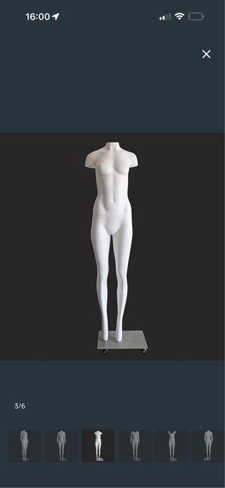 Maniquí Fantasma de fotografia Mujer Blanco