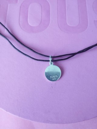 Collar Tous Cordón y Medalla Plata