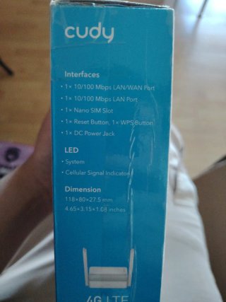 Cudy LTE N300 Router Wi-Fi