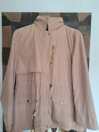 Parka beige mujer