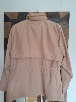Parka beige mujer