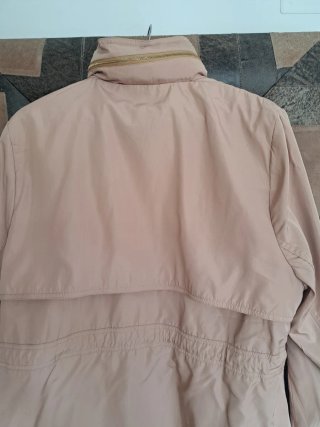 Parka beige mujer