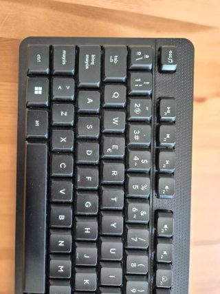 Teclado Trust Inalámbrico Silencioso Negro