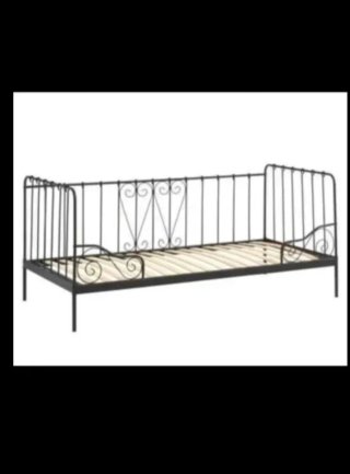 Diván Negro Ikea Metálico
