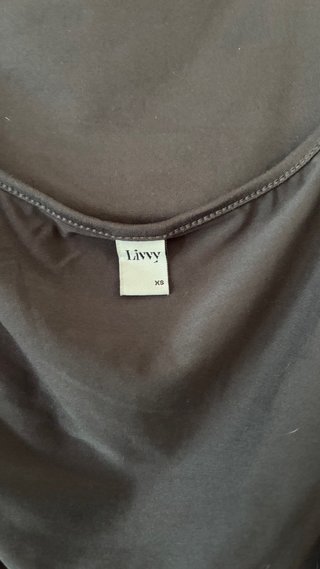 Vestido gris drapeado