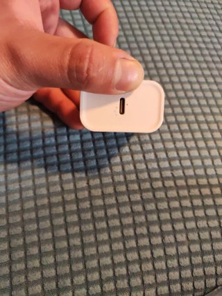 Adaptador Carga Rápida USB C 20W Blanco