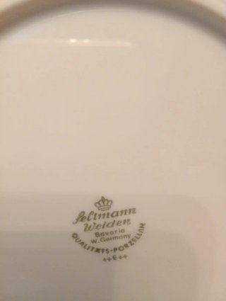 Vajilla Seltmann Weiden Porcelana Oro