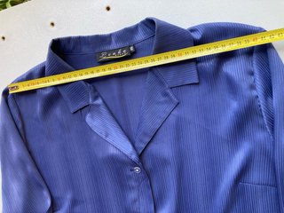Blusa o camisa azul añil señora Talla 46