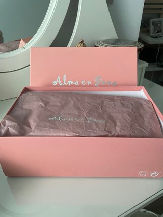 Sandalias Alma en Pena Piel Rosa Joyas