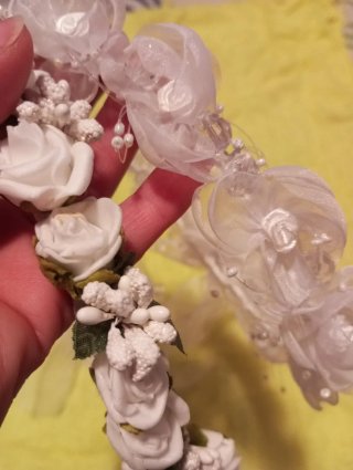 Vestido de comunión blanco con bolero