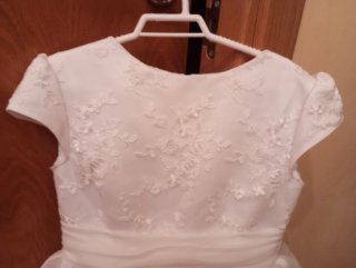 Vestido de comunión blanco con bolero