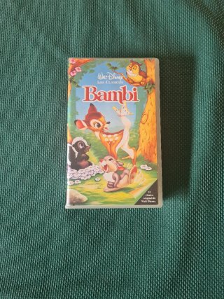 VHS Bambi Walt Disney Los Clásicos
