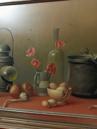 Olio su tavola Proferio Grossi 1973
