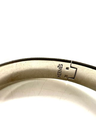 Pulsera Hermès Clic Clac H Gris