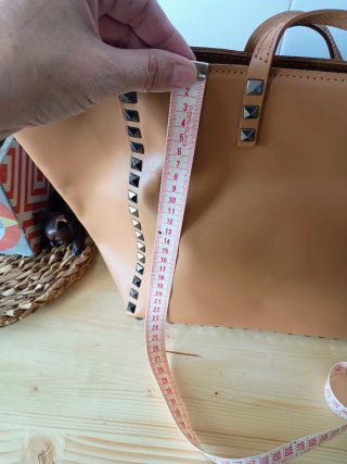 Bolso Piel Grande Marrón Nuevo con Etiquetas