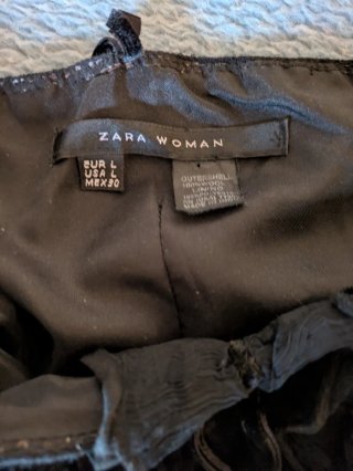 Vestito nero Zara