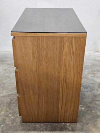 Cómoda 3 cajones madera