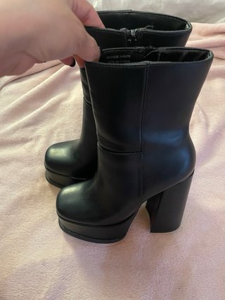 Botines negros talla 36