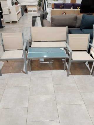 Juego de terraza 2 sillones y sofá