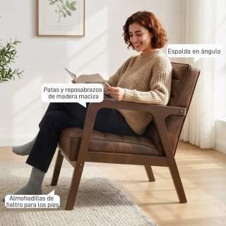 Poltrona moderna da soggiorno
