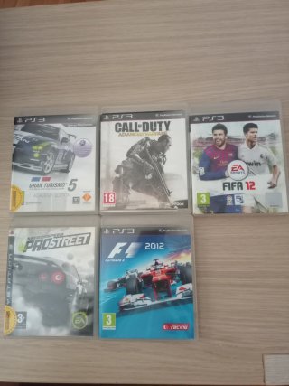 Lote de 5 PlayStation PS3 en muy buen estado