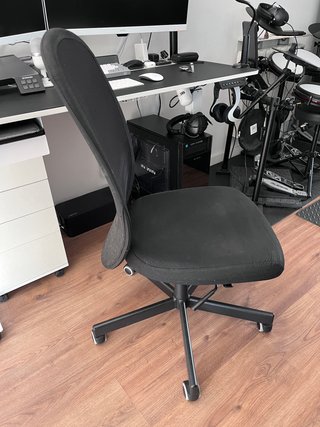 Silla de escritorio FLINTAN Ikea negra