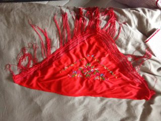 Traje Chulapa blanco lunares rojos