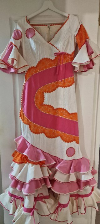 Traje Flamenca Rociero Talla 36-38
