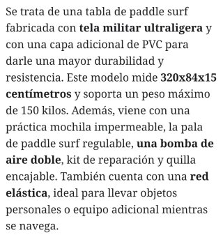 Tabla Paddle Surf Hinchable Completa