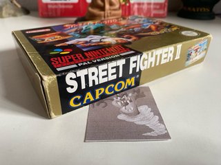 Street Fighter II Super Nintendo SNES PAL