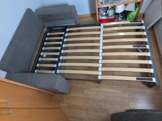 Sofá-cama IKEA 2 plazas gris
