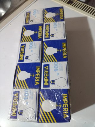 Lotto 10 lampadine Imperia 100W – Luce Solare