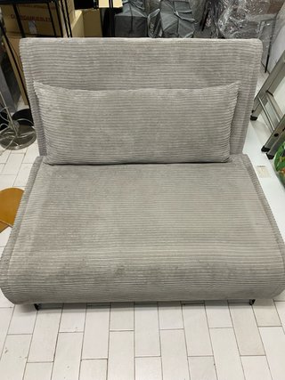 Sofá cama pana gris