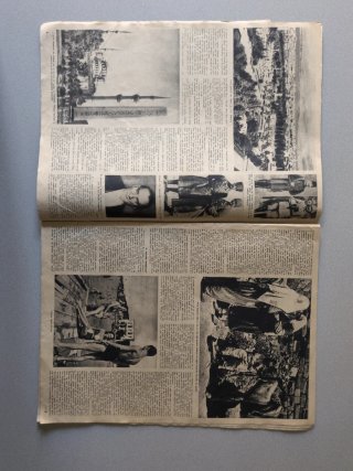 Revista DESTINO 1957 Portda K.Adenauer guerra fria