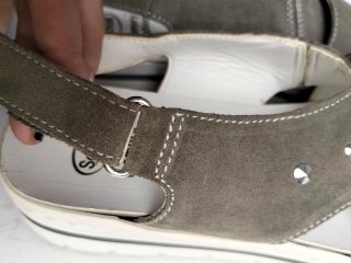 Sandalias Scholl Memory Cushion Gris