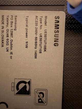 Televisor Samsung 50 pulgadas UE50TU7105K