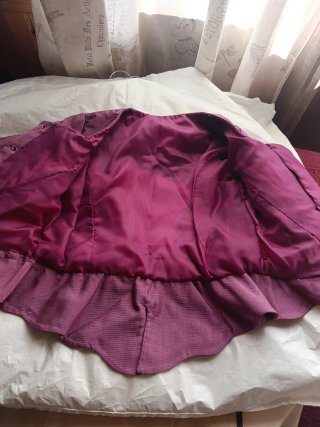 Corpiño fallera t.10 rosa/morado