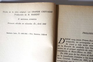 Grieta en el Glaciar de Frison-Roche (Ed. 1962)