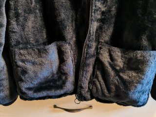 Cazadora pelo negra talla M