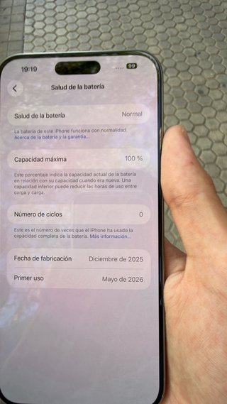 iPhone 15 Pro Max Gris 100% Batería