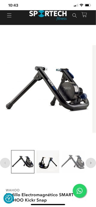 Rodillo de bicicleta kickr snap