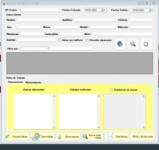 Software semplice per officina meccanica