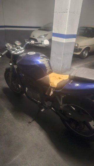 Hyosung GT Comet 125 Naked 2005 Azul