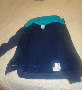 Felpa Adidas Nera e Blu Taglia M