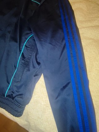 Felpa Adidas Nera e Blu Taglia M